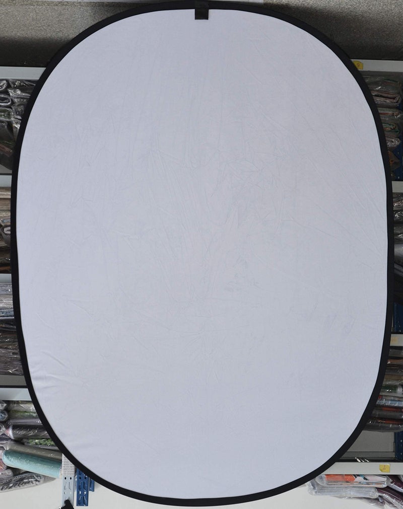 Kate 5x6.5ft(1.5x2m) Collapsible Backdrop Pure White Black Collapsible Backgrounds Twist Flex Reversible Pop up Photography Backdrops - Image 5